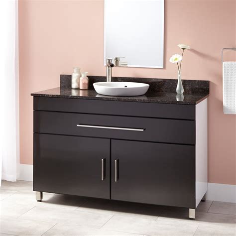 natural steel vanity cabinets|signature hardware bathroom vanity.